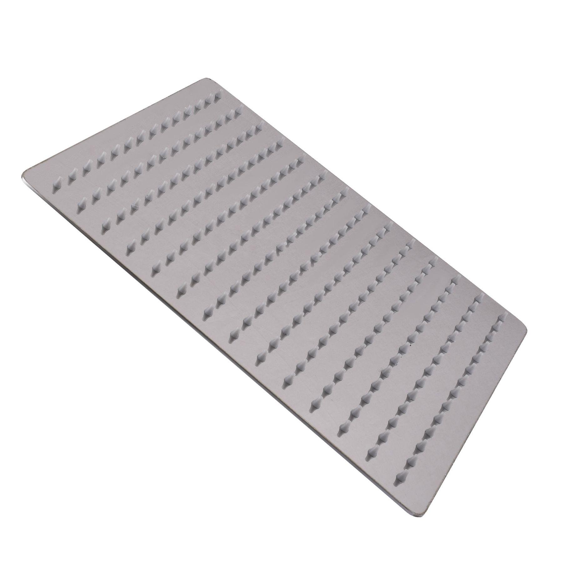 Лейка верхнего душа хромированная GLux JS3 квадратная 30 см Chrome (000013413)