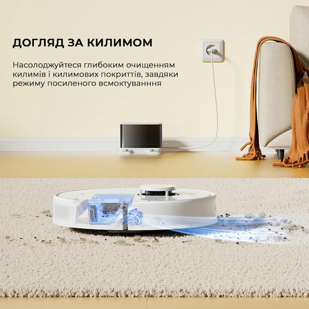 Робот-пилосос DREAME D9 Max Gen 2 RLD34GA-Wh White - фото 4 Робот-пилосос DREAME D9 Max Gen 2 RLD34GA-Wh White - фото 4