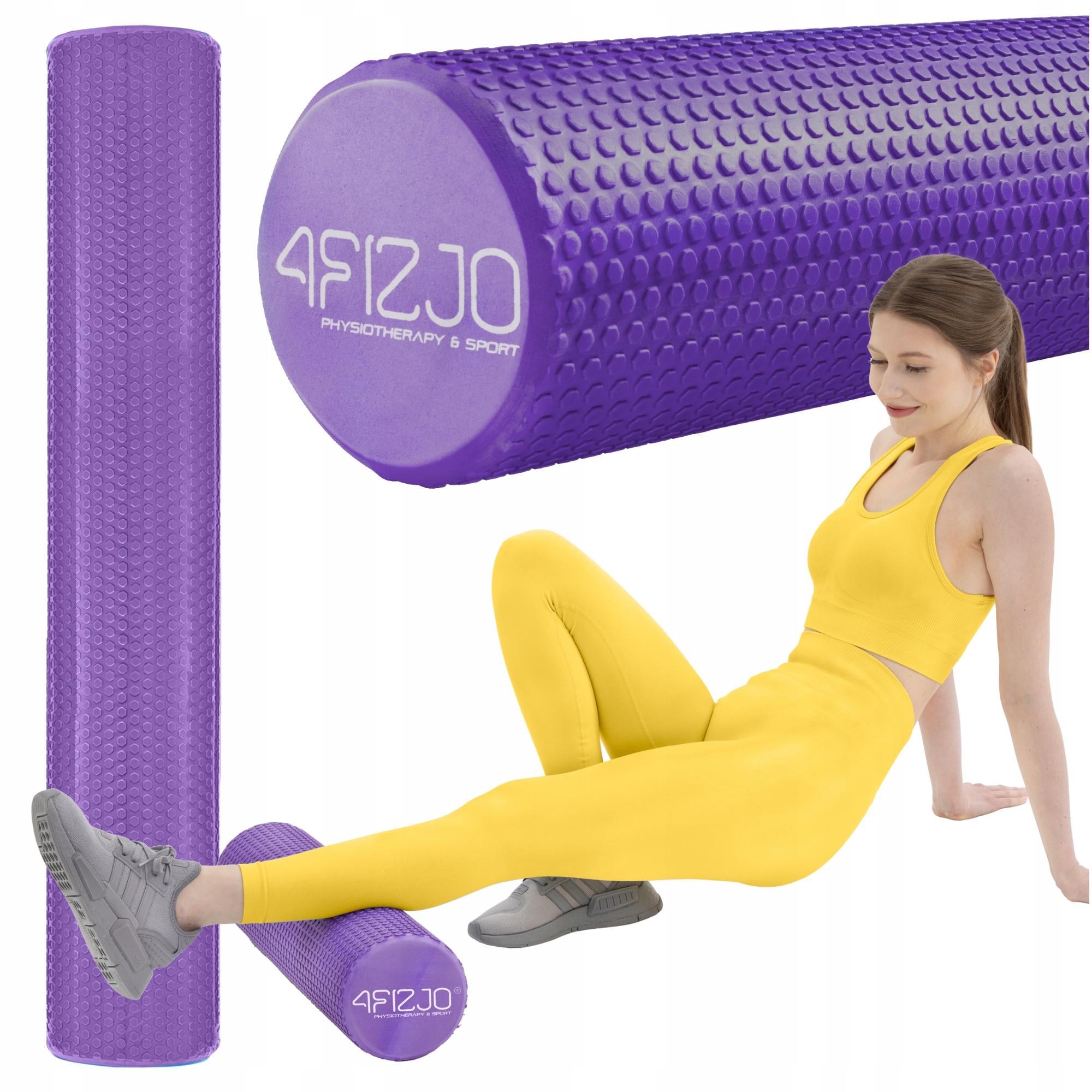 Масажний ролик 4FIZJO CARE+ EVA 90x15 см Purple (P-5907739314420) - фото 4 Масажний ролик 4FIZJO CARE+ EVA 90x15 см Purple (P-5907739314420) - фото 4