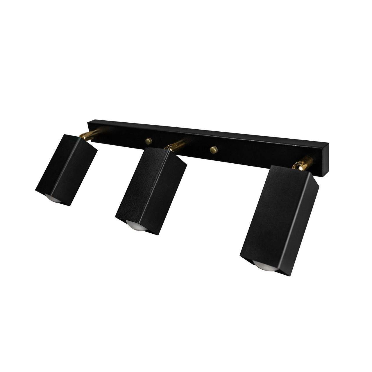 Спот MSK Electric Crocus под лампы Е27 с поворотным механизмом Черный (SQ 1105-3)