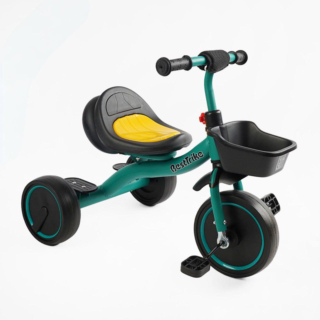 Детский велосипед трехколесный Best Trike BS-47603 со светом и музыкой Зеленый (28429027)