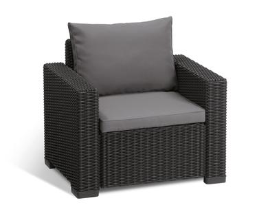 Комплект садовых кресел Keter California Chair (2x) Графит (231561) - фото 2