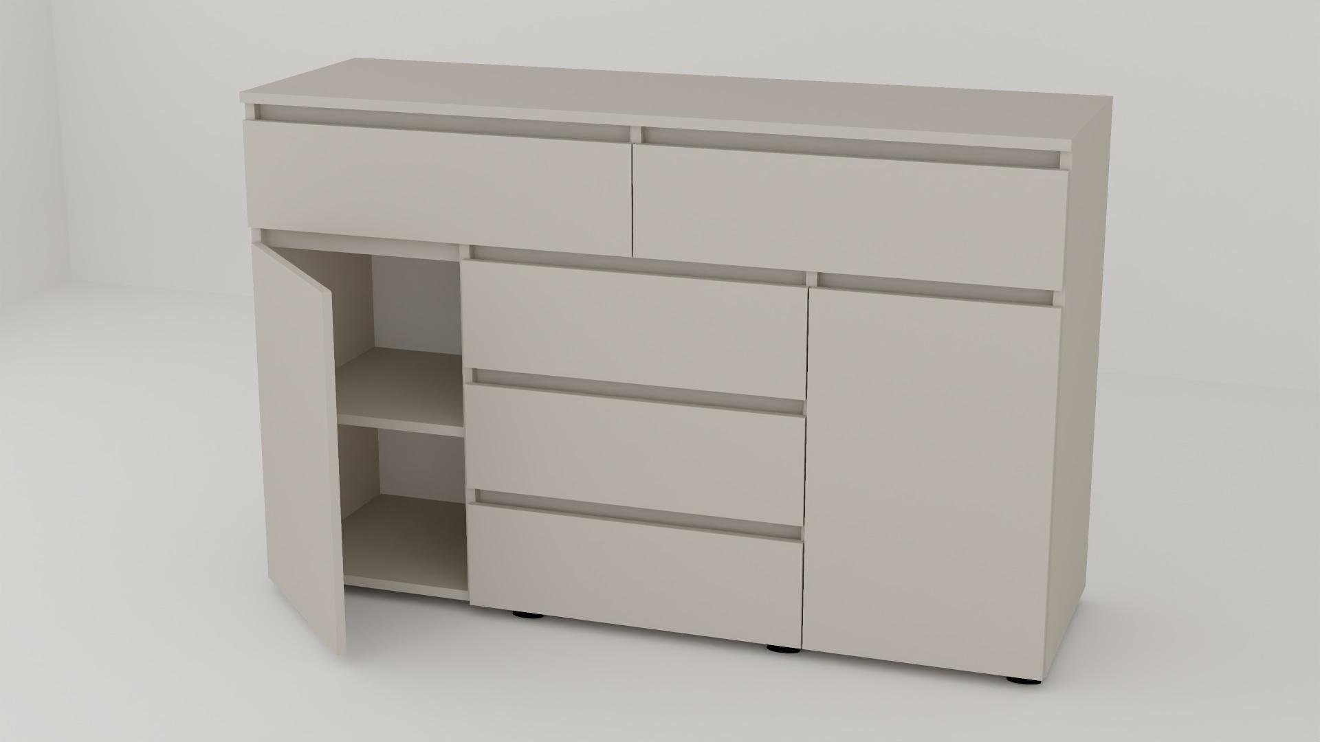 Комод Алекса СН-232/45 140х45х90 см Кашемир