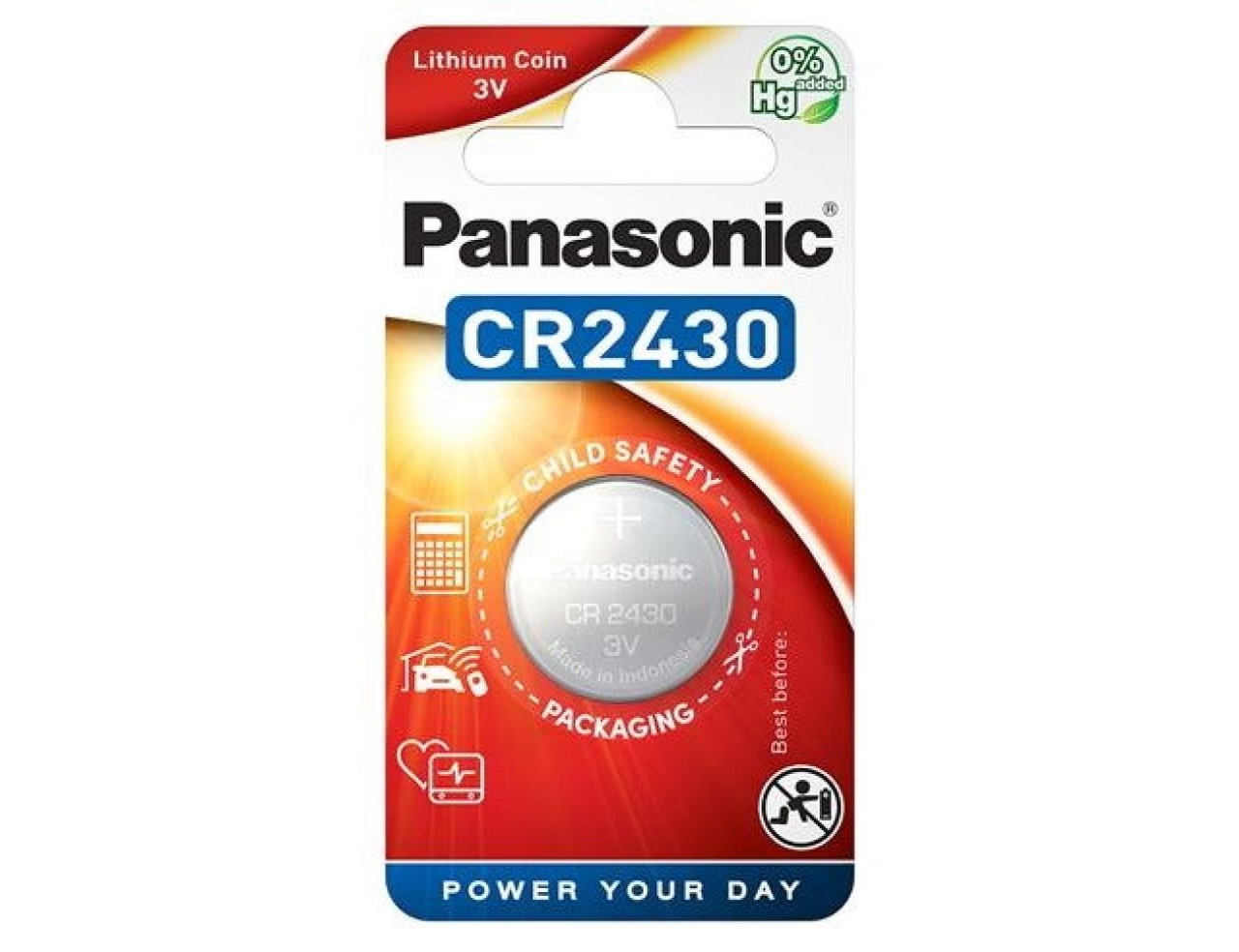 Батарейка літієва PANASONIC 2430 на блістері 1 шт. (3108583284)