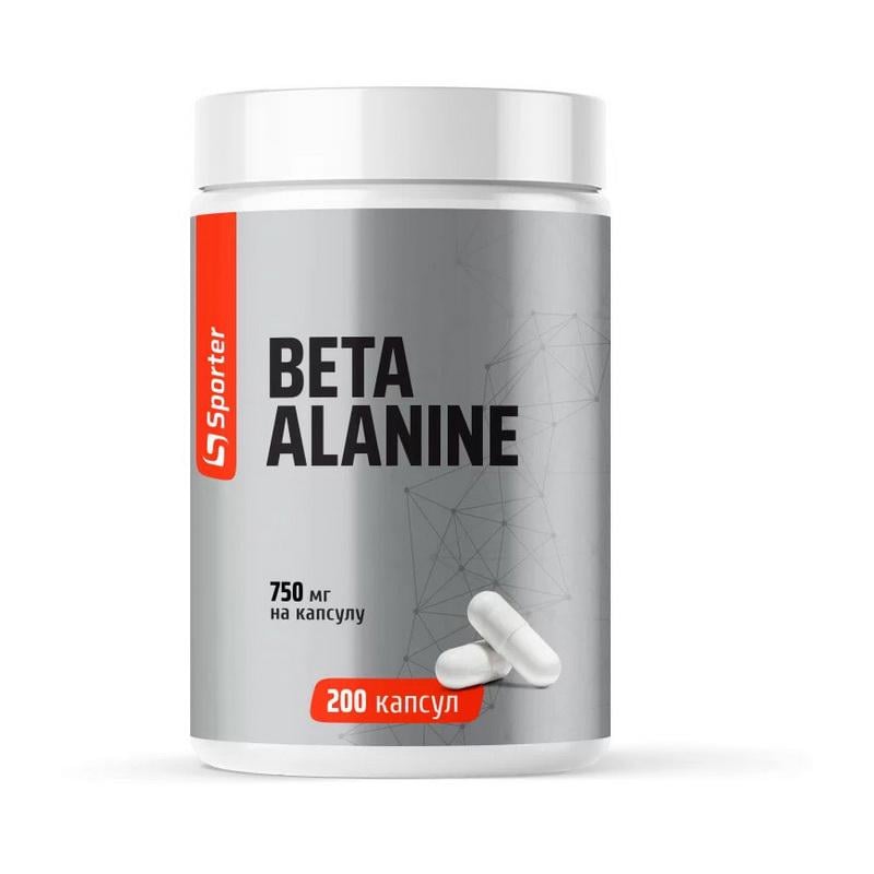 Бета-аланин Sporter Beta Alanine 750 mg 200 капс.