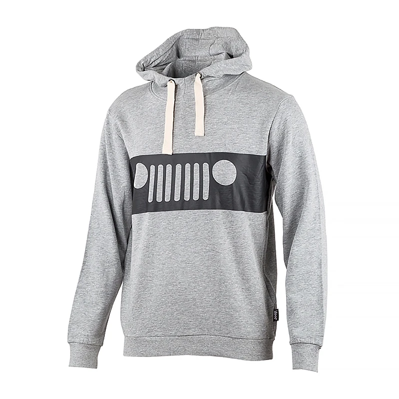 Худи мужское JEEP HOODED SWEATSHIRT GRILLE Print XL Серый (O102565-G433 XL)