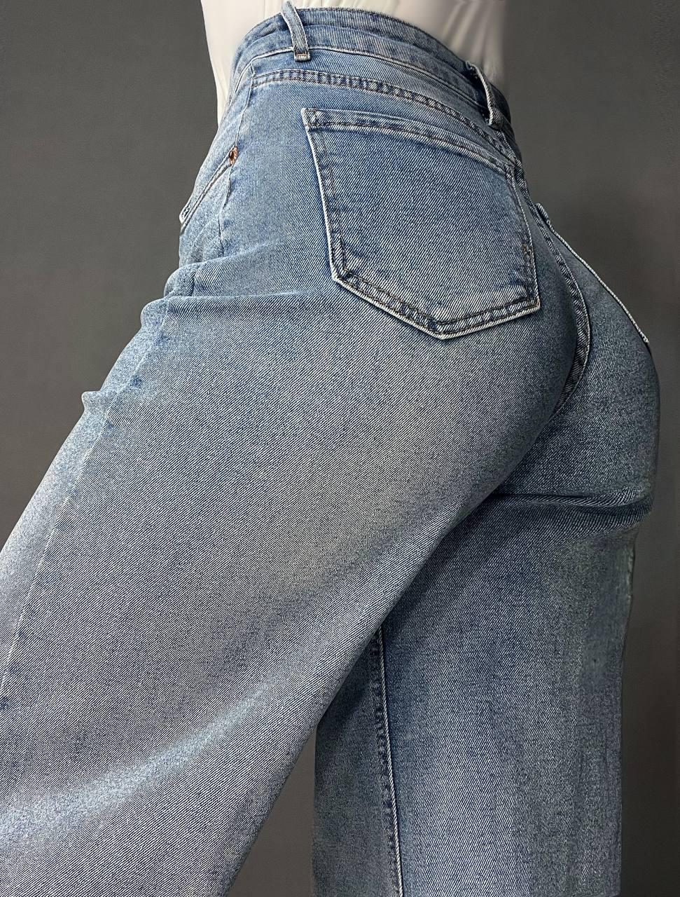 ᐉ Джинсы женские Allure 6701 клеш р. 26 Синий (26675088