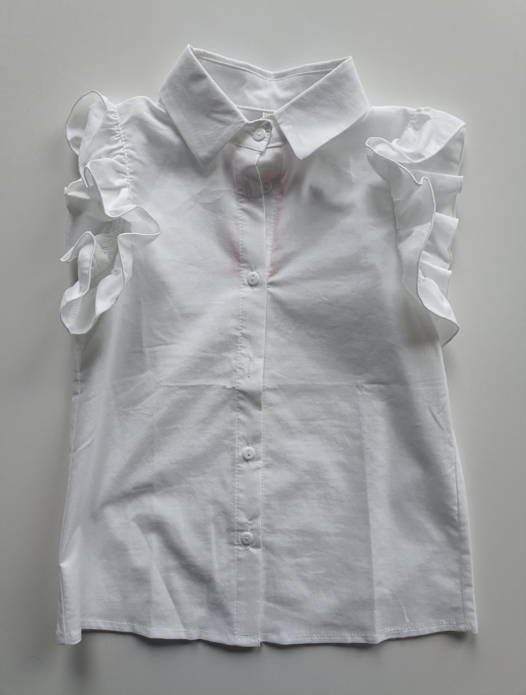 Блуза для дівчинки 134 см Білий (20501812)