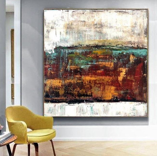 Картина на холсте ArtSale Абстракция 90х105 см RA0009