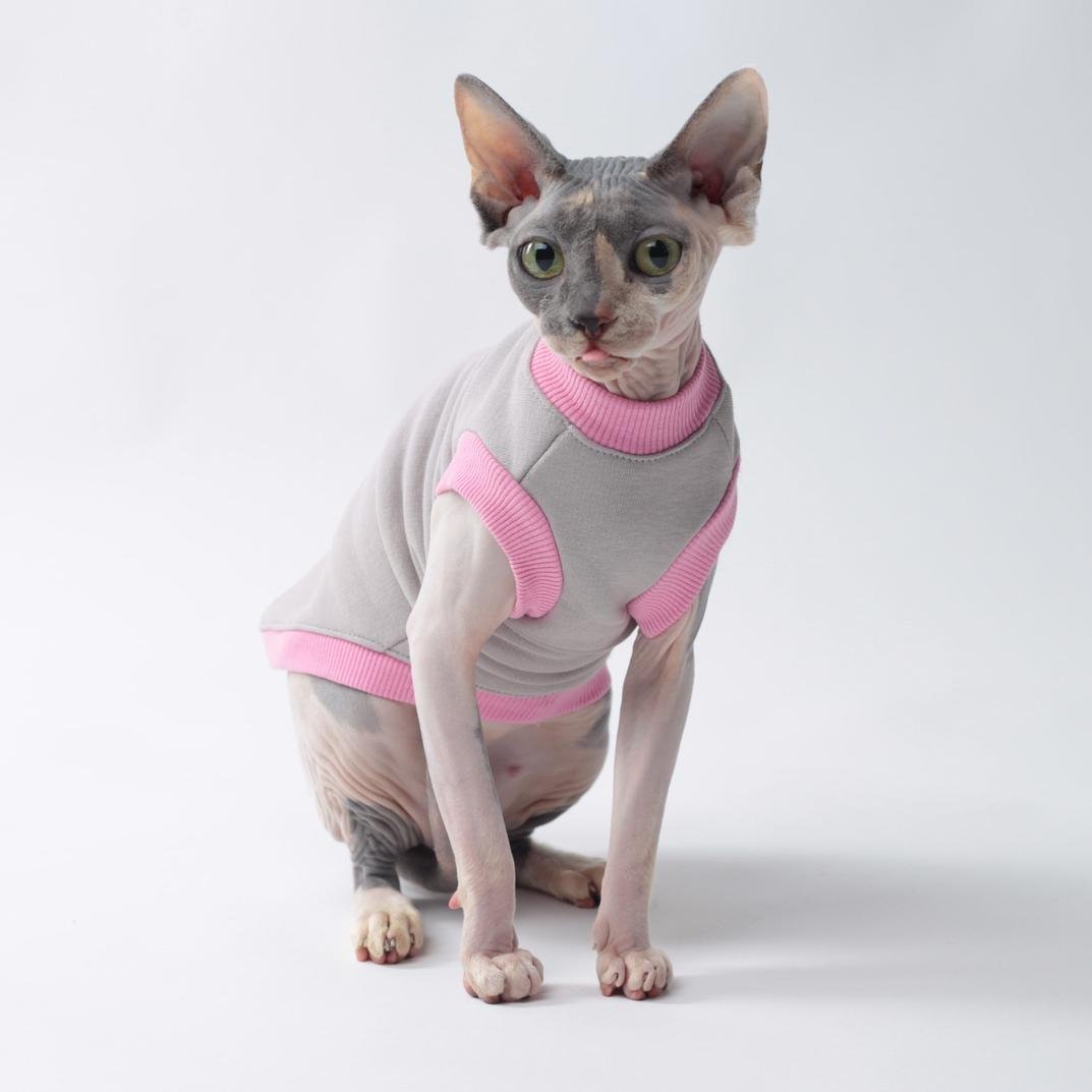 Майка для кошек без рукава Style Pets XL Pink (481XL) - фото 2