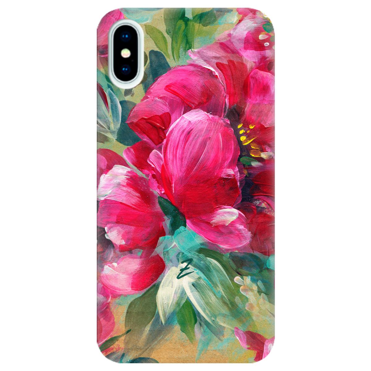 Силиконовый чехол Zorrov для Apple iPhone X - Florabella (10290050153033506)