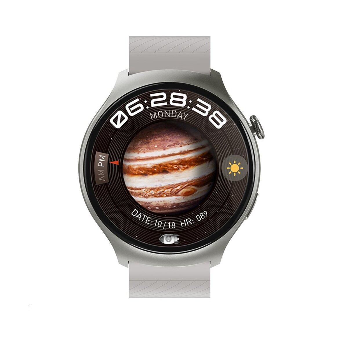 Смарт-часы Howear Watch 4 Pro Amoled 1,53" 250 mAh 128MB IP67 Bluetooth 5,2 NFC Silver (611604)