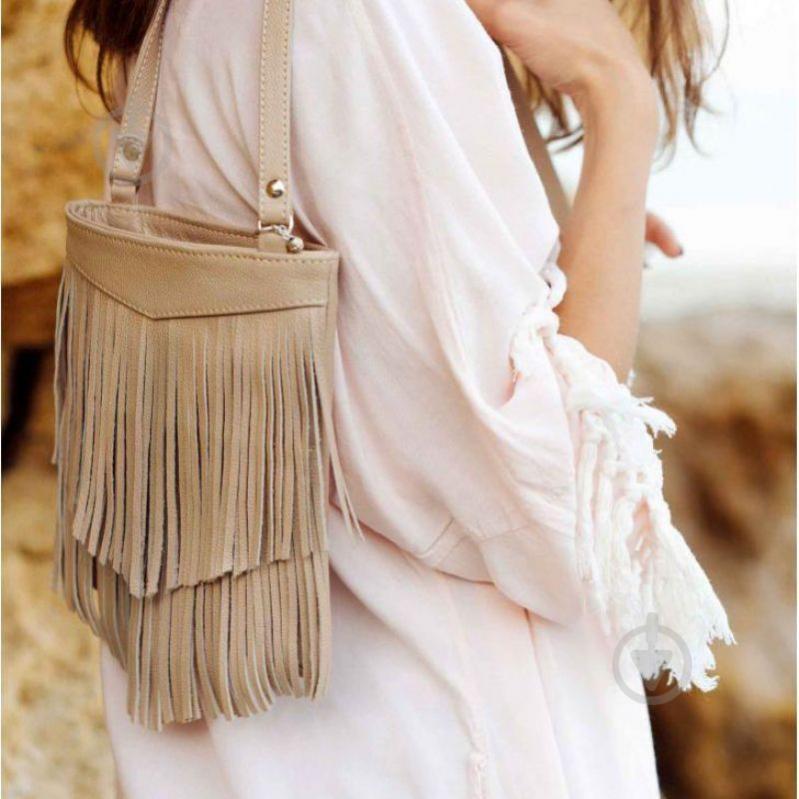 Сумка мини-кроссбоди BlankNote Fleco Крем-брюле (BN-BAG-16-crem-brule)