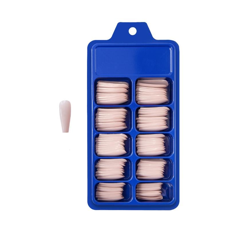 Накладные ногти Bananahall BLC026 Балерина 100 шт. Светло-бежевый (A9947)