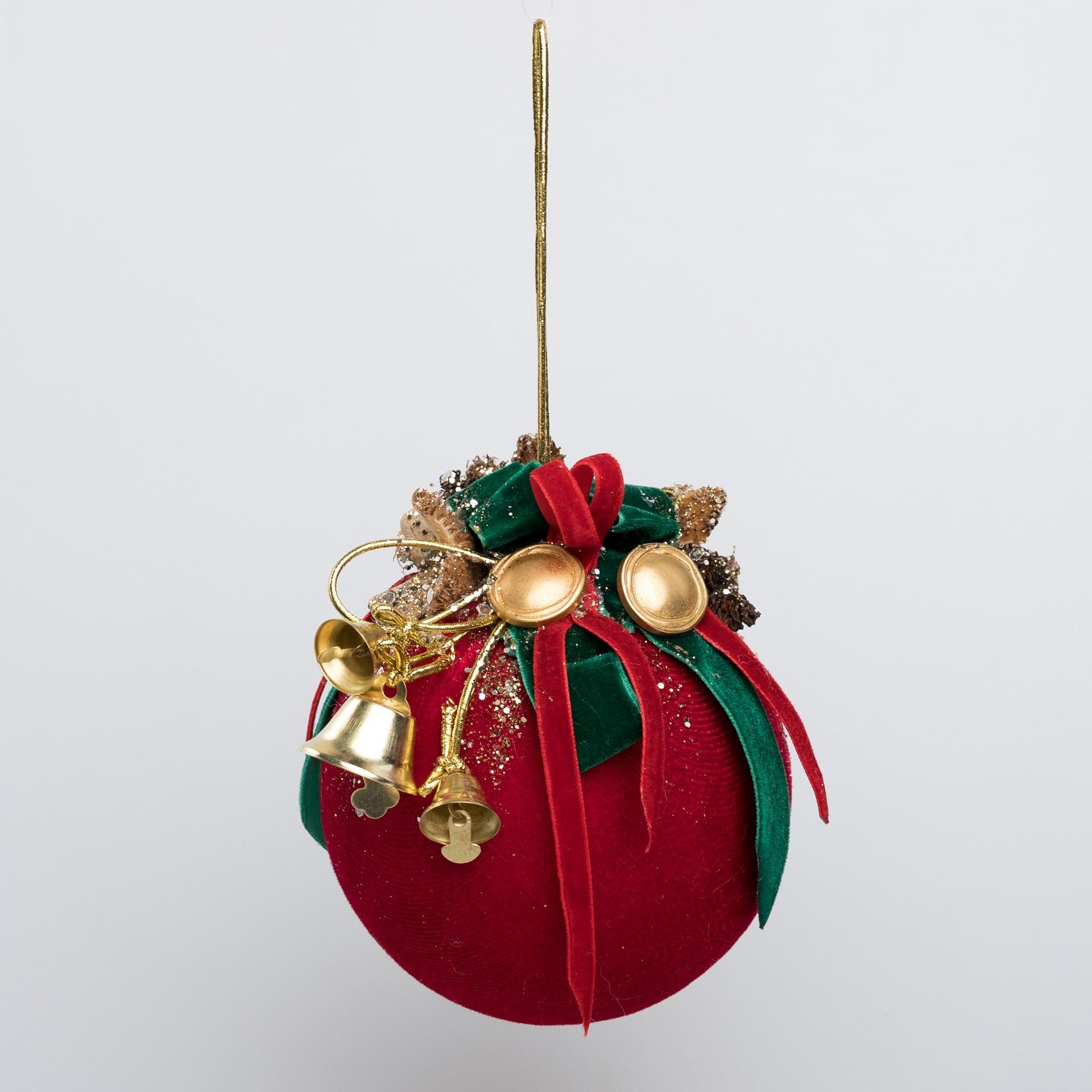 Іграшка на ялинку Флоріаль "Різдво" куля 10 см (102)