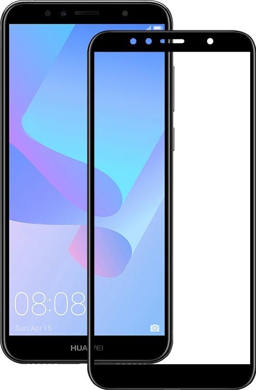 Захисне скло TOTO 5D Full Cover Tempered Glass Huawei Y6 Prime 2018 Black - фото 2