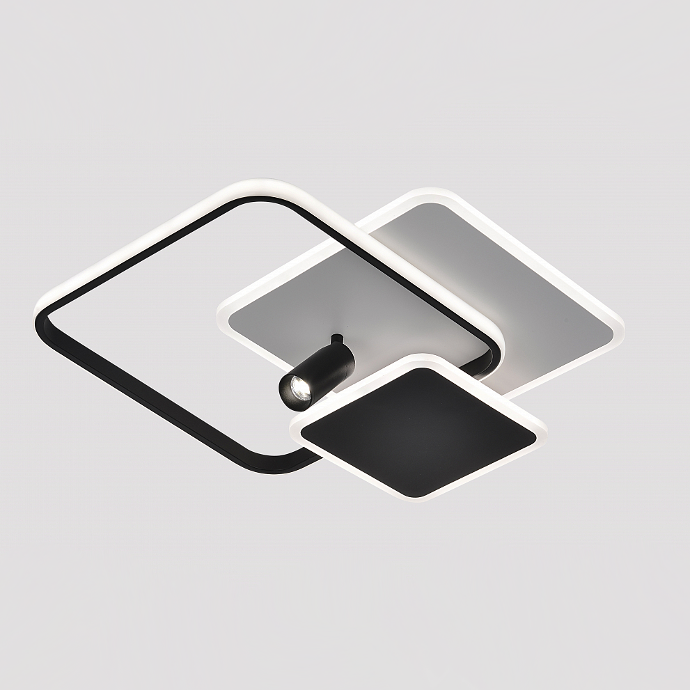 Люстра світлодіодна ESLLSE ECLIPSE 95W 3S 1LR/515x480x130/220V/IP20 Black/White (27712917)