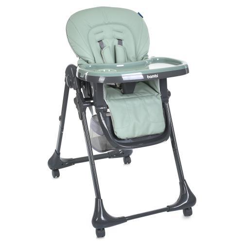 Стульчик для кормления Bambi M 3233L-G Jade Green - фото 3 Стульчик для кормления Bambi M 3233L-G Jade Green - фото 3