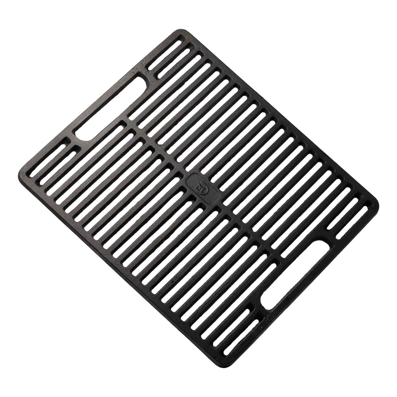Решетка гриль чугунная Davr Metall прямоугольная 460х400х10 мм с ручками Черный (124-131-GRI200)