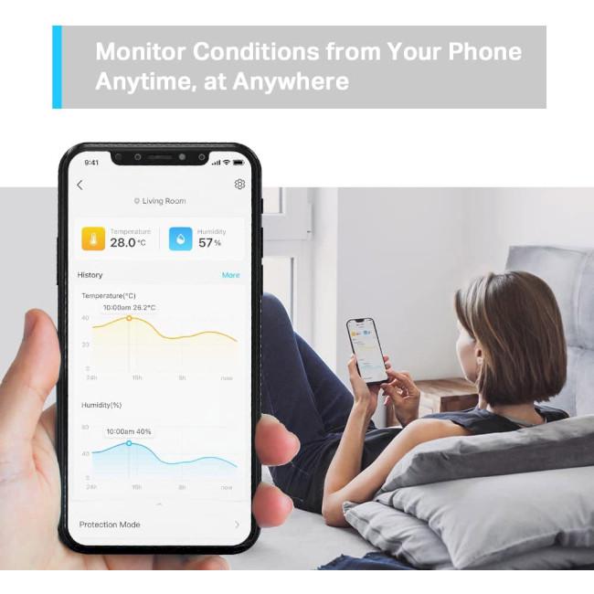 Датчик температури та вологості TP-Link Tapo T310 1хCR2450 Білий (599557) - фото 7