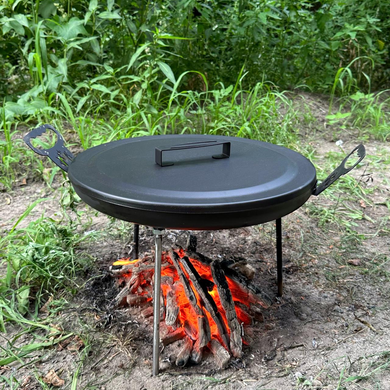 Кришка Metalzavod для сковороди Фрея 50 см 51х51х4,5 см (KRSHK-SDR50) - фото 4 Кришка Metalzavod для сковороди Фрея 50 см 51х51х4,5 см (KRSHK-SDR50) - фото 4