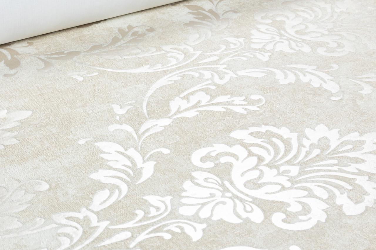 Обои флизелиновые GrandecoLife Universe 5 UI2003 Декор винил горячего тиснения 1,06х10,05 м Бежевый