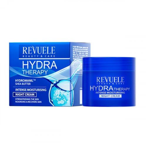 Зволожуючий нічний крем для обличчя Revuele Hydra Therapy Intense 50 мл