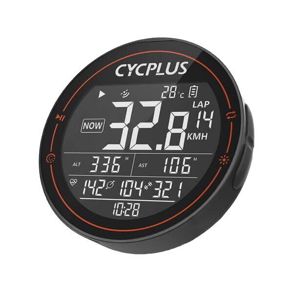 Велокомп'ютер GPS CYCPLUS M2 BLE5.0/ANT+ круглий Чорний