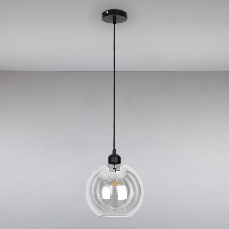 Люстра подвесная Light House LS-15075-1 CL Черный/Прозрачный