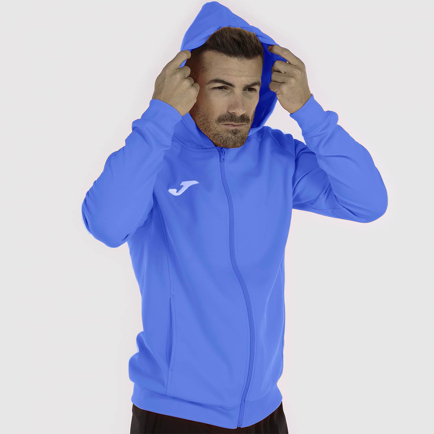 Олімпійка Joma 101303.700 Jacket Hoodie Menfis Royal 4XS (9998414545051) - фото 3