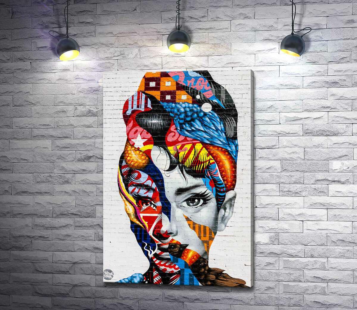 Картина ArtPoster Девушка на нью-йоркском мурале "В маленькой Италии" (In little Italy) 87x130 см Модуль №1 (000134) Картина ArtPoster Девушка на нью-йоркском мурале "В маленькой Италии" (In little Italy) 87x130 см Модуль №1 (000134)