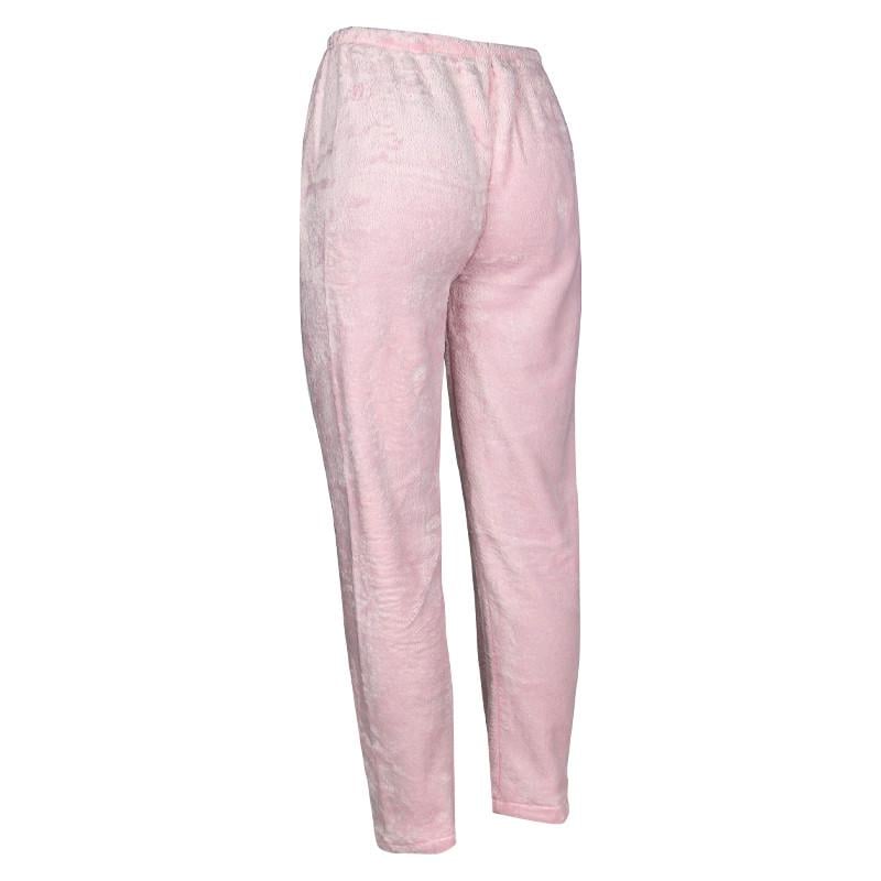 Женская пижама Lesko Bunny Pink L теплая флисовая домашний костюм - фото 6 Женская пижама Lesko Bunny Pink L теплая флисовая домашний костюм - фото 6