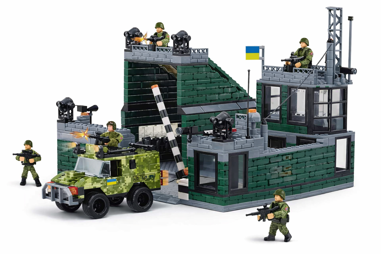 Конструктор PL-921-501 База армія ЗСУ iBlock 889 дет. (2085831007)