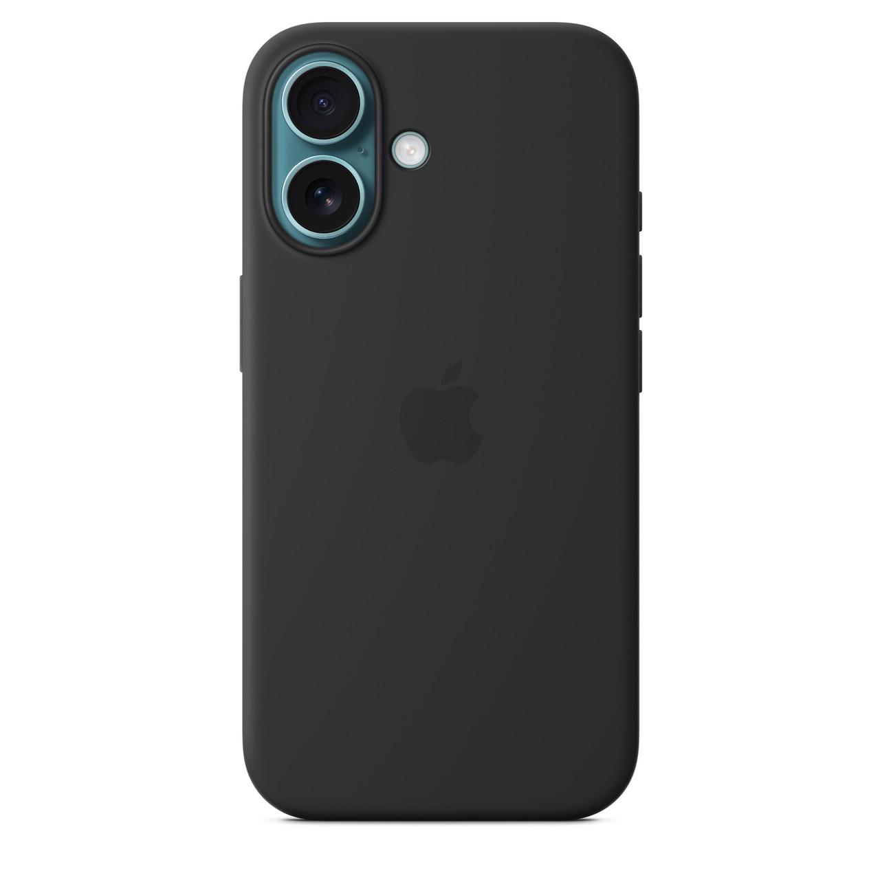 Чехол-накладка Apple Silicone Case with MagSafe for iPhone 16, Black (HC)