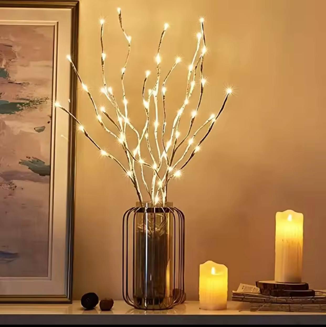 Рождественский декор Ветка березы 20 светодиодов