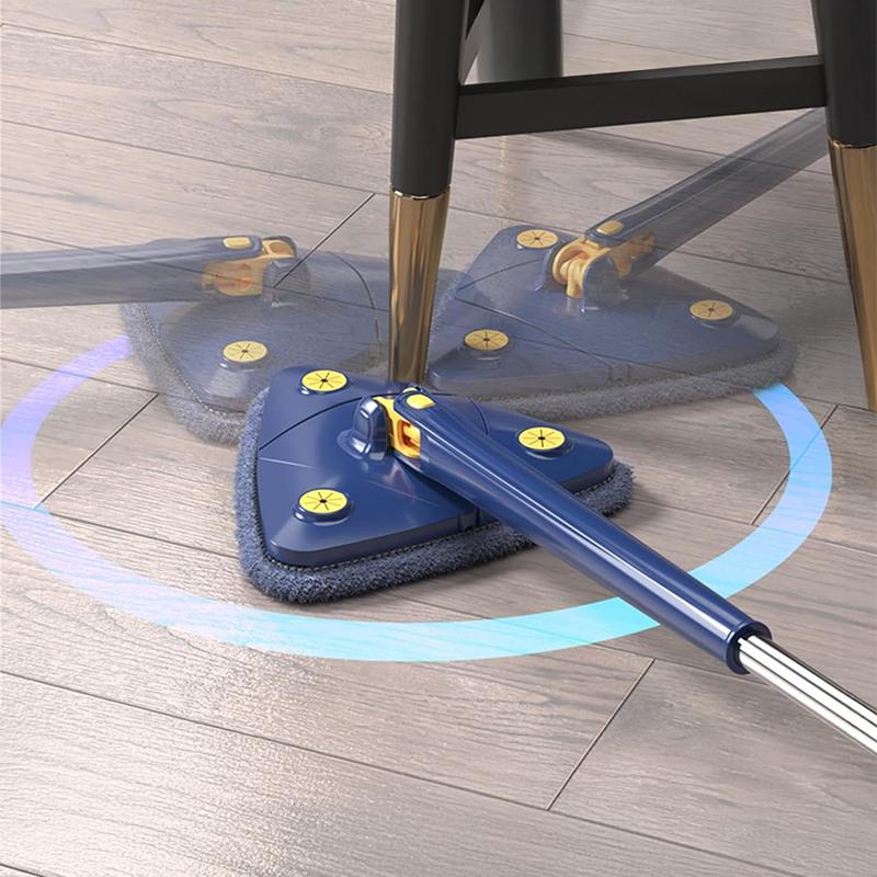 Швабра трикутна 360° з телескопічною ручкою для підлоги стін та вікон - фото 3 Швабра трикутна 360° з телескопічною ручкою для підлоги стін та вікон - фото 3