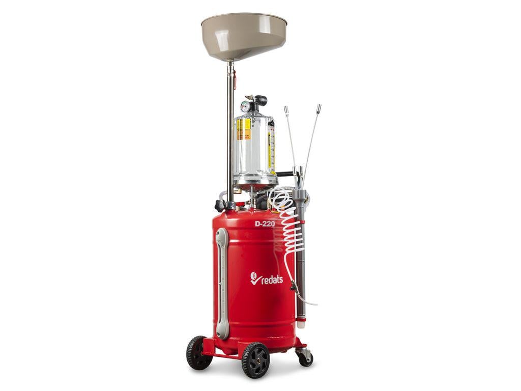 Устройство для откачки и слива масла RedATS D-220 19-00-18 80 л с чашей 16 л (19-00-18)