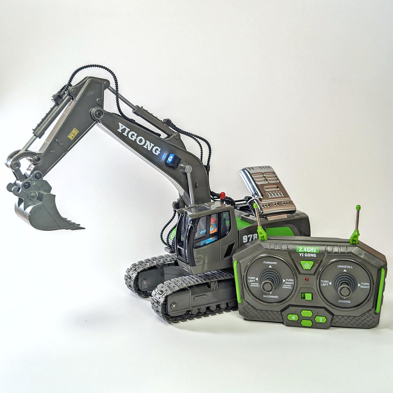 Екскаватор на радіокеруванні Yigong Чорний - фото 2 Екскаватор на радіокеруванні Yigong Чорний - фото 2
