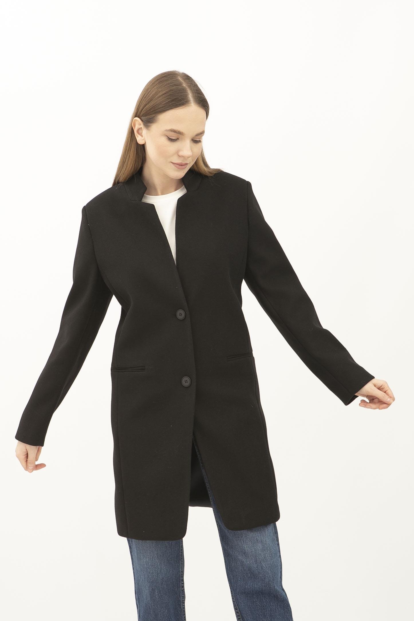 Пальто Lesia Клєра 02 р. 50 Чорний (144730000) - фото 5