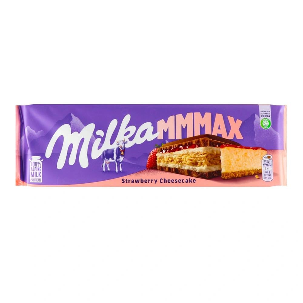 Шоколад Milka Клубничный чизкейк 300 г (3147015296)