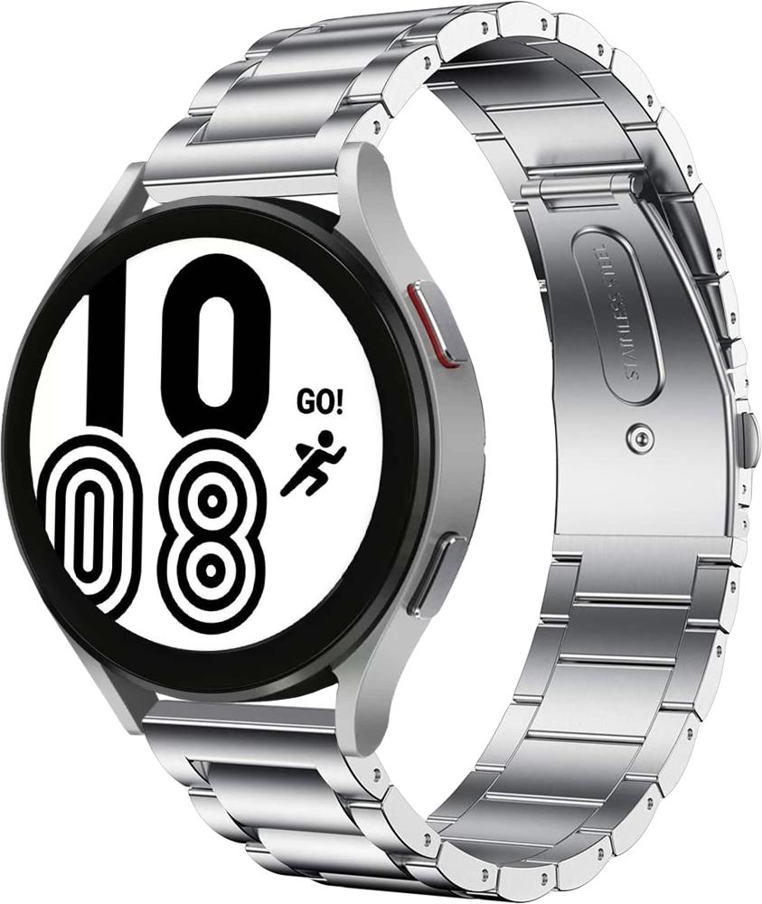 Браслет металлический Shape для Galaxy Watch 4 44 мм Silver (25296-59)