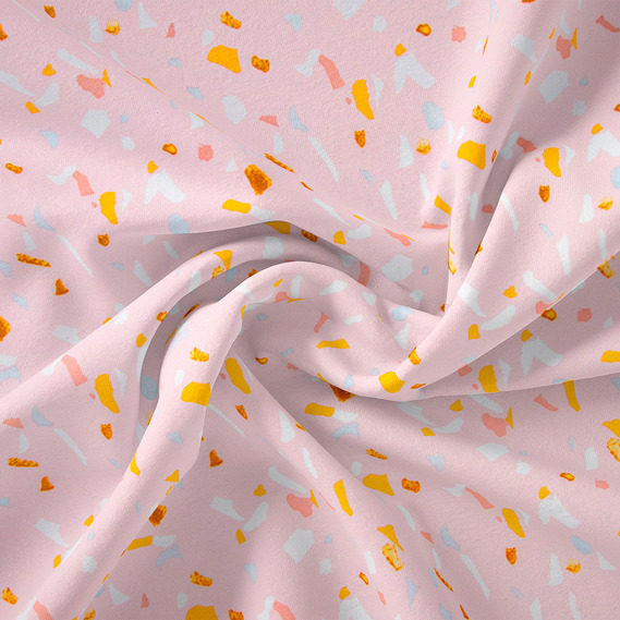 Ткань плательная IDEIA Super Soft Digital Фанти 1,5 м Нежно-розовый (2200004220994)