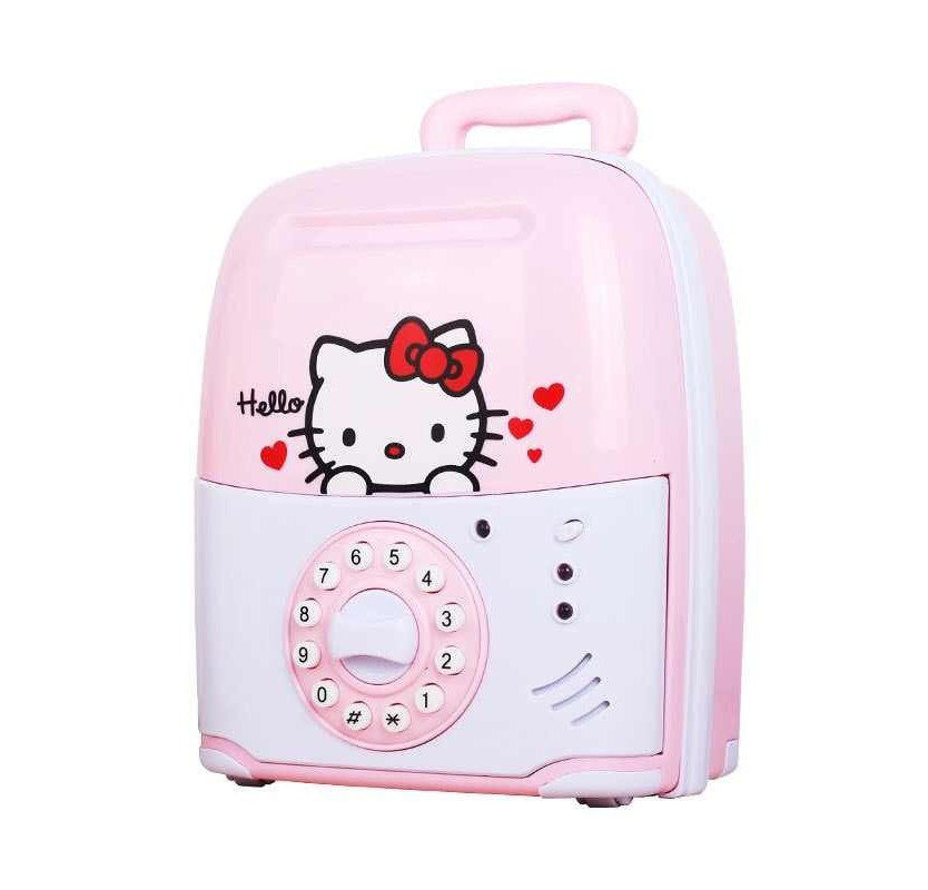 Детская электронная копилка Hello Kitty с кодовым замком и звуковыми эффектами