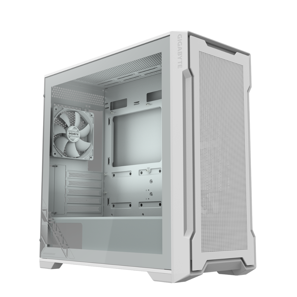 Корпус для ПК Gigabyte C102 GLASS ICE Middle tower USB 3,0x2 Встановлено два вентилятори 120 мм Білий (605657)