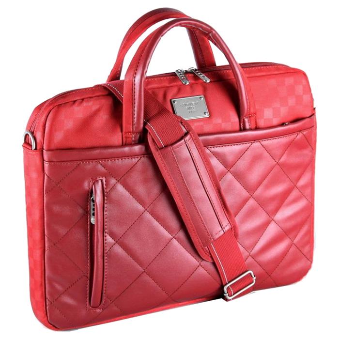 Сумка Continent CC-036 для ноутбука 15,6" эко-материалы молния Красный (626400)