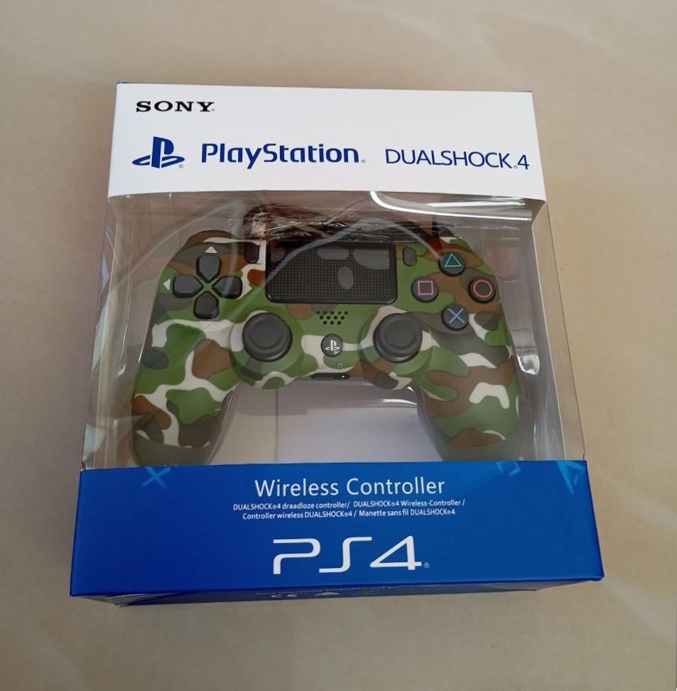 Геймпад бездротовий для PS4 Зелений камуфляж (2577384412) - фото 3