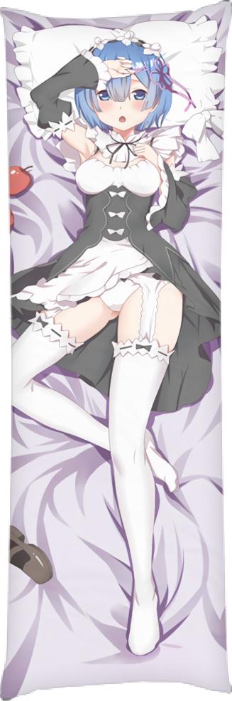 Подушка дакимакура Rem Re Zero 40x100 см (13531311)
