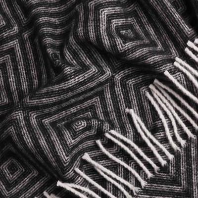 Плед ромб 140x200 см Антрацит - фото 2