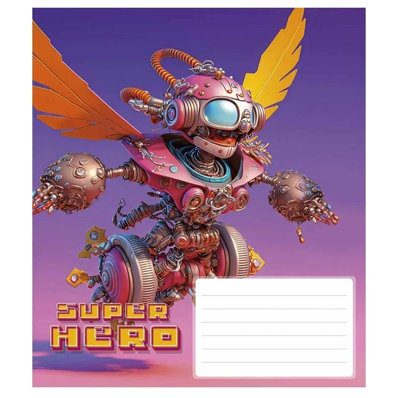 Школьная тетрадь в клетку Школярик 12 л. Разноцветный (NB-286-Z-214)