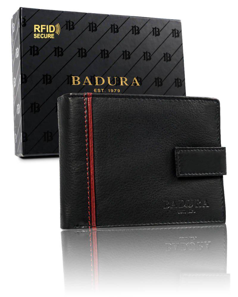 Кошелек мужской кожаный Badura B-N30257-CAW Black